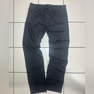 Boss Men's Dark Gray Straight Jeans